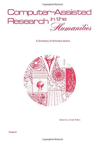 Cover of Computer-assisted Research in the Humanities