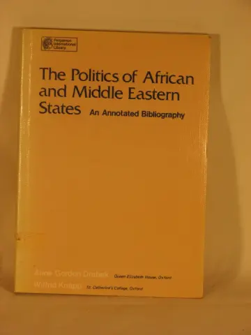 Cover of Politics of African and Middle Eastern States