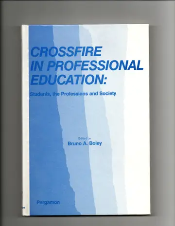 Cover of Crossfire in Professional Education
