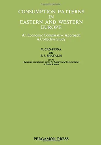 Cover of Consumption Patterns in Eastern and Western Europe