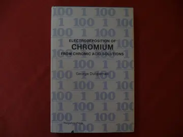 Cover of Electrodeposition of Chromium Acid Solutions