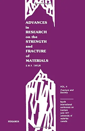 Cover of Advances in research on the strength and fracture of materials