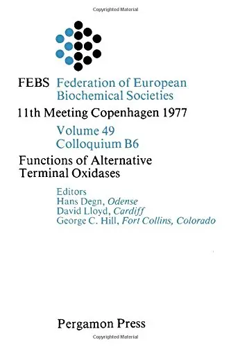 Cover of Functions of alternative terminal oxidases