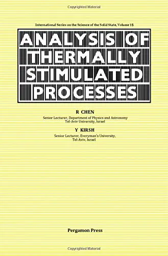 Cover of The Analysis of Thermally Stimulated Processes