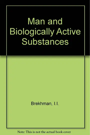 Cover of Man and Biologically Active Substances
