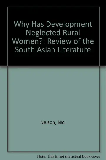 Cover of Why Has Development Neglected Rural Women?