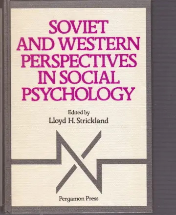Cover of Soviet and Western Perspectives in Social Psychology