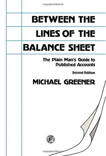 Cover of Between the Lines of the Balance Sheet