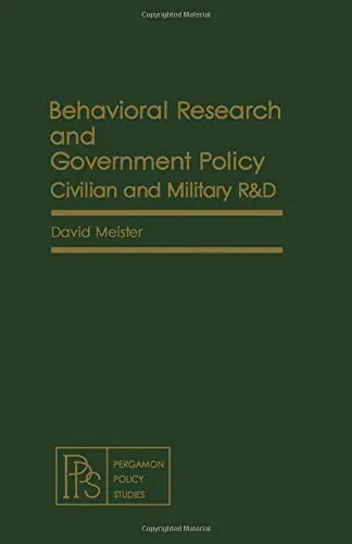 Cover of Behavioral Research and Government Policy