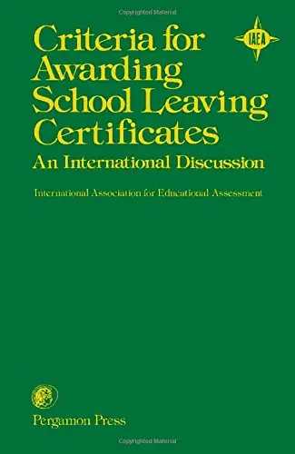 Cover of Criteria for Awarding School Leaving Certificates