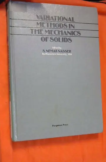 Cover of Variational Methods in the Mechanics of Solids