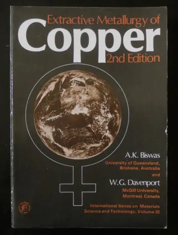 Cover of Extractive Metallurgy of Copper