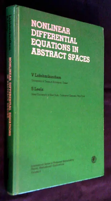 Cover of Nonlinear Differential Equations in Abstract Places