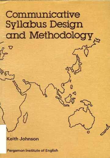 Cover of Communicative Syllabus Design and Methodology