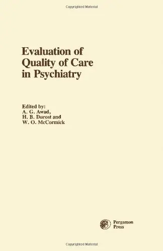 Cover of Evaluation of Quality of Care in Psychiatry
