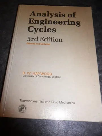 Cover of Analysis of Engineering Cycles