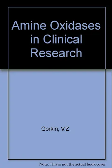 Cover of Amine Oxidases in Clinical Research