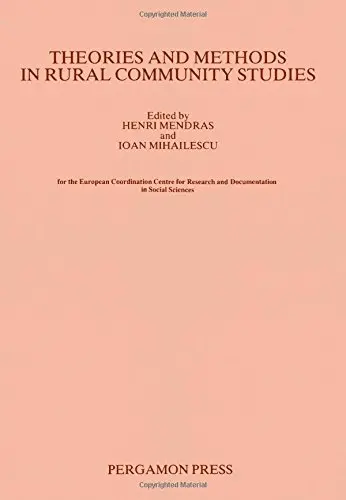 Cover of Theories and Methods in Rural Community Studies