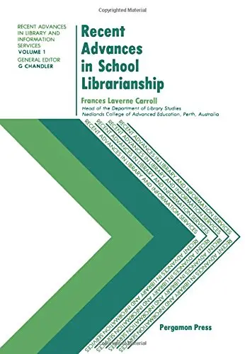 Cover of Recent Advances in School Librarianship