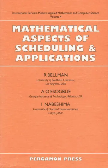 Cover of Mathematical Aspects of Scheduling and Applications