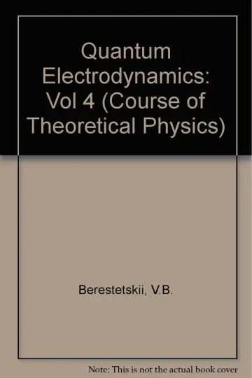 Cover of Quantum Electrodynamics