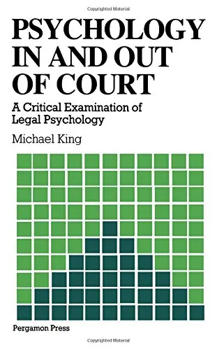 Cover of Psychology in and Out of Court