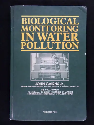 Cover of Biological Monitoring in Water Pollution