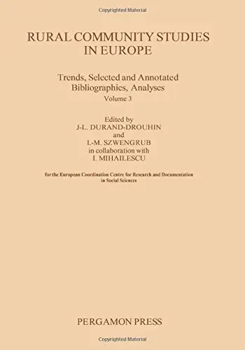 Cover of Rural Community Studies in Europe