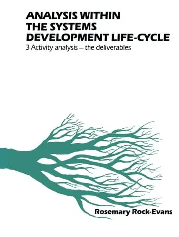 Cover of Analysis Within the Systems Development Life-Cycle