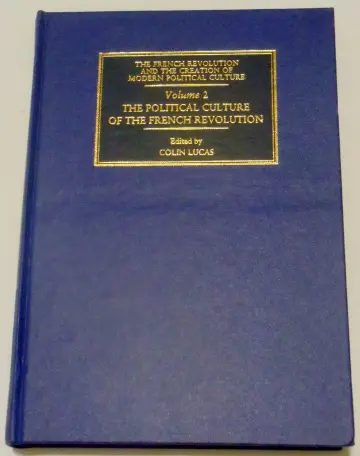 Cover of The Political Culture of the French Revolution