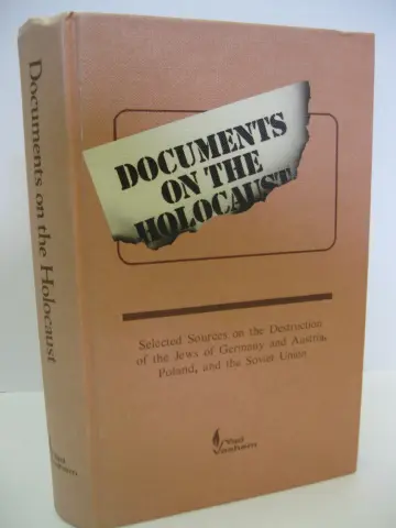 Cover of Documents on the Holocaust