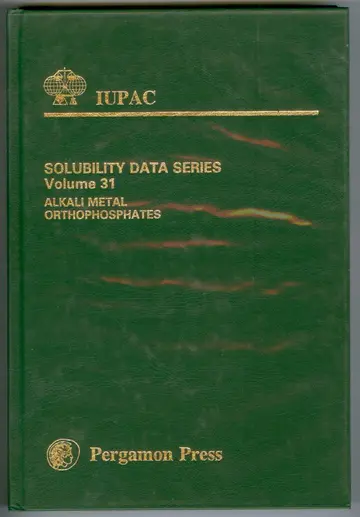Cover of Alkali Metal Orthophosphates