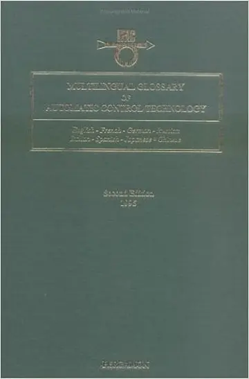 Cover of Multilingual Glossary of Automatic Control Technology