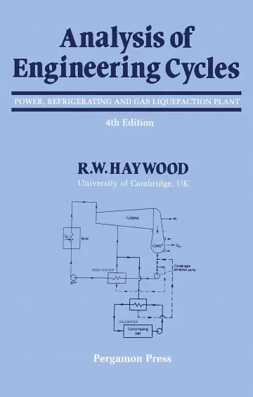 Cover of Analysis of Engineering Cycles