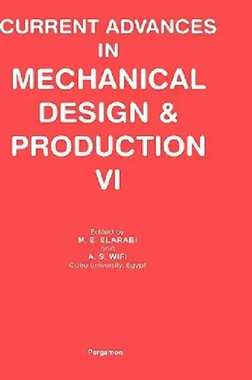 Cover of Current Advances in Mechanical Design and Production VI