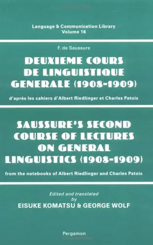Cover of Saussure's Second Course of Lectures on General Linguistics (1908-09)