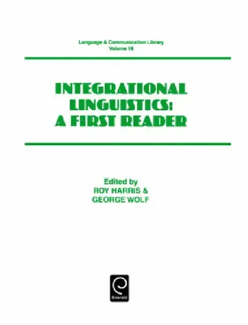Cover of Integrational Linguistics
