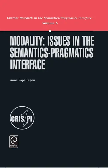 Cover of Modality