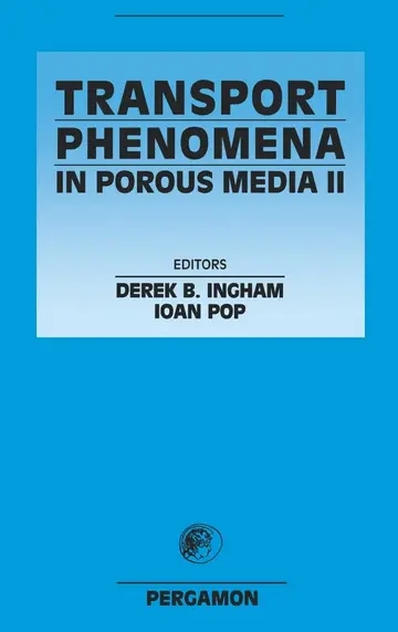 Cover of Transport Phenomena in Porus Media II