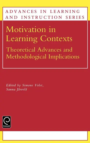 Cover of Motivation in Learning Contexts