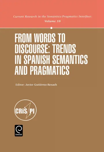 Cover of From Words to Discourse