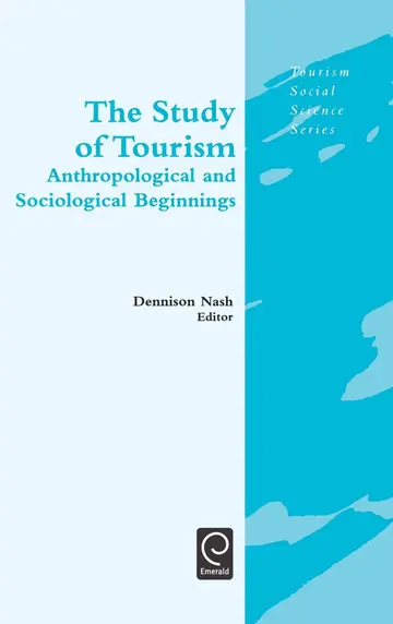 Cover of The Study of Tourism