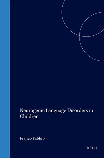 Cover of Neurogenic Language Disorders in Children