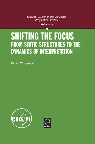 Cover of Shifting the Focus