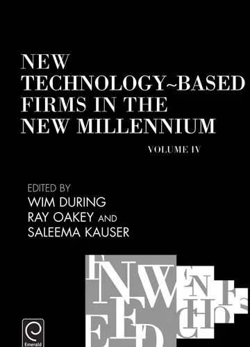 Cover of New Technology-Based Firms in the New Millennium