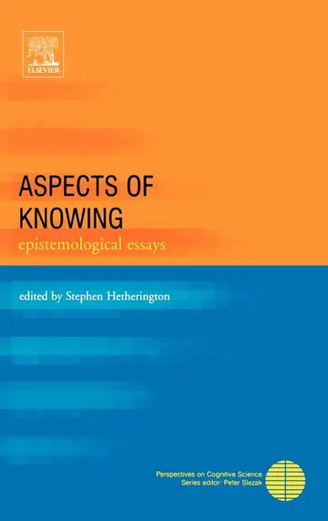 Cover of Aspects of Knowing