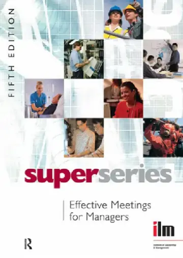 Cover of Effective Meetings for Managers