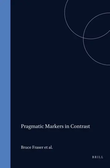 Cover of Pragmatic Markers in Contrast (Sip 2)