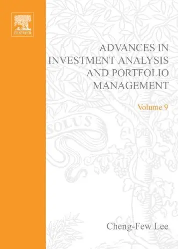 Cover of Advances in Investment Analysis and Portfolio Management, Series 1, Volume 9