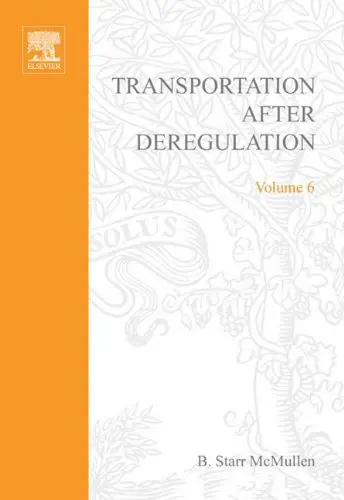 Cover of Transportation After Deregulation